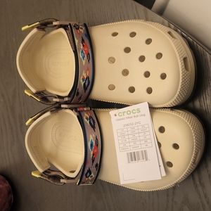 Brand size 7 new ikat hiker crocs